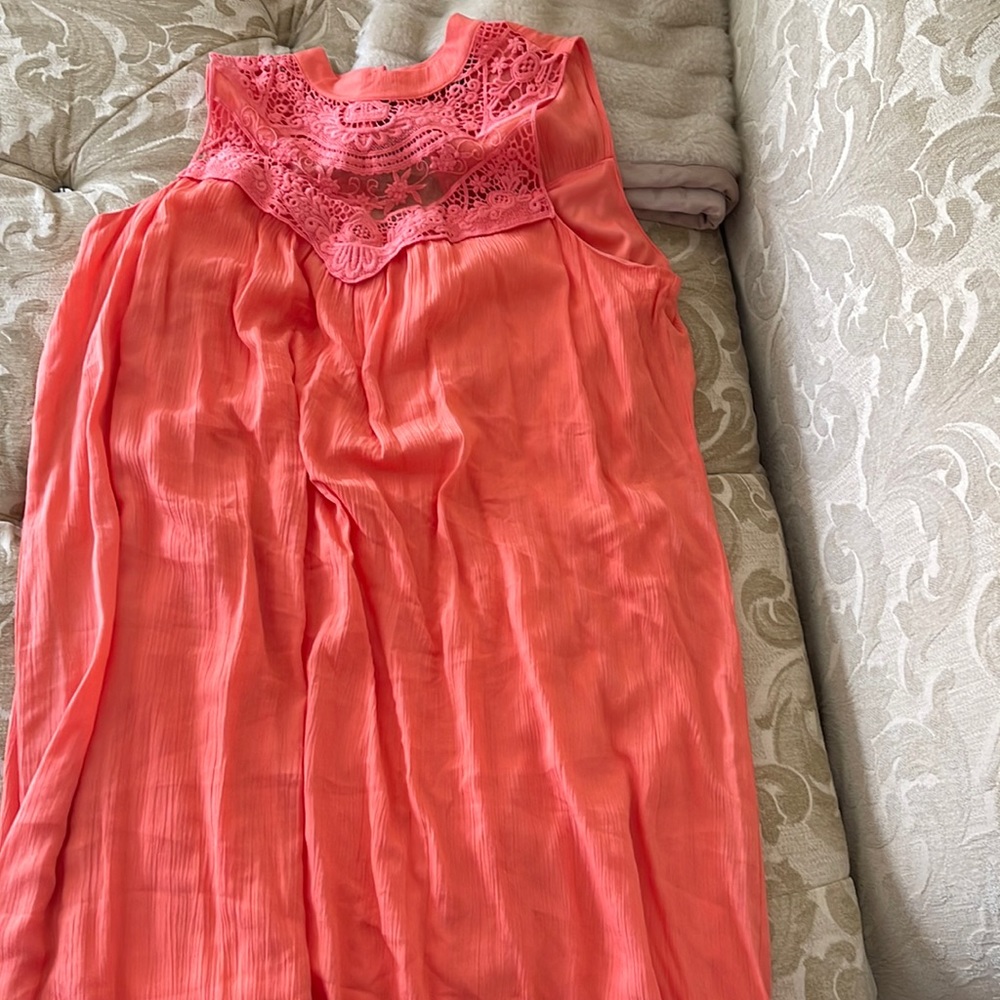 Coral dress